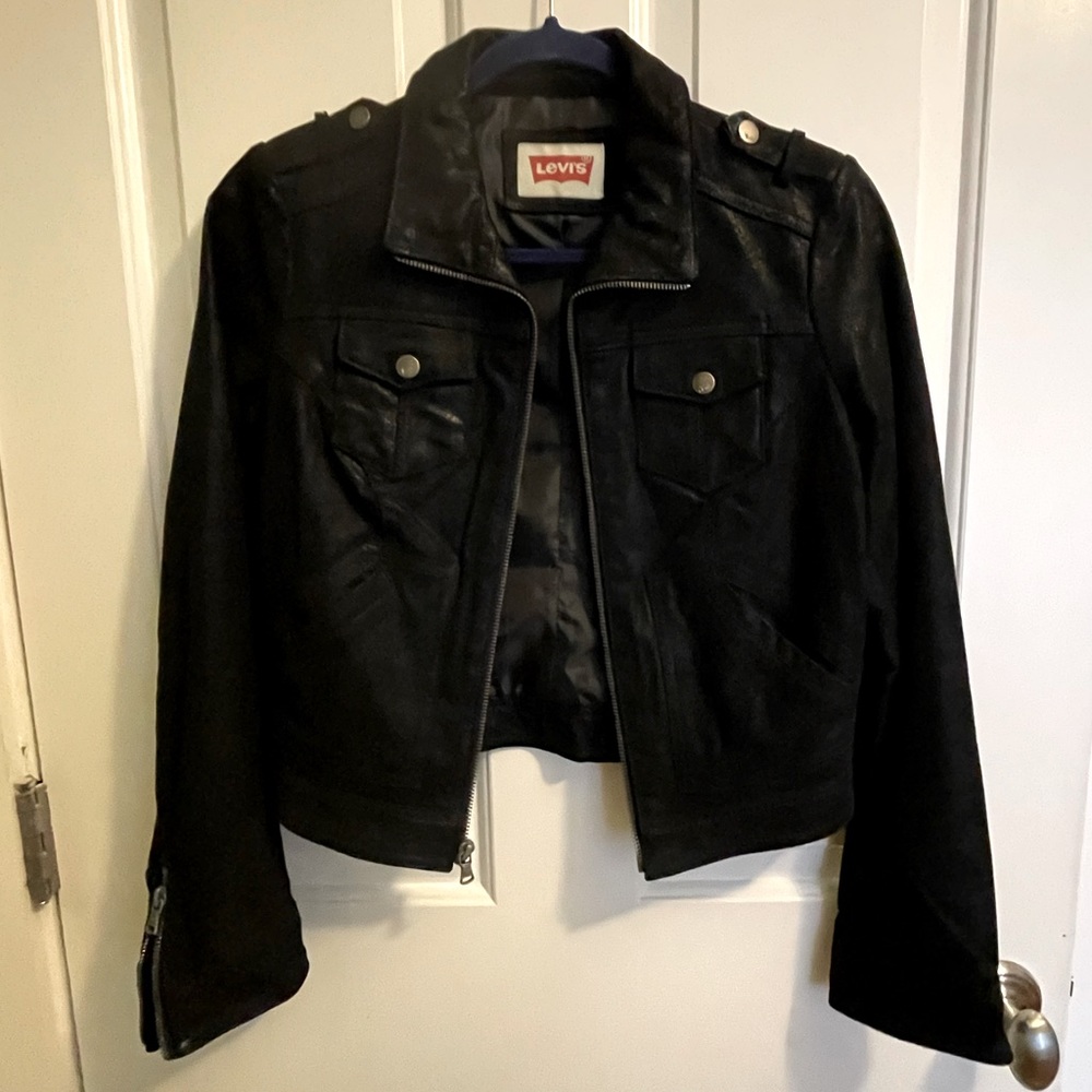 Levi’s Suede/Leather Trucker Jacket